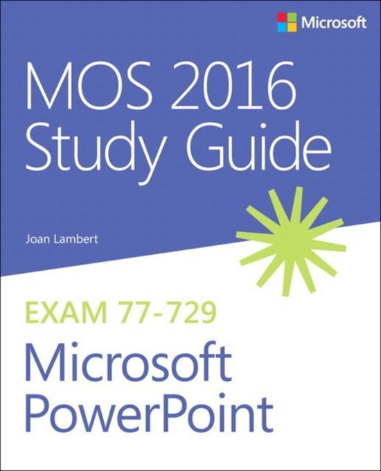 MOS 2016 Study Guide for Microsoft PowerPoint - cover