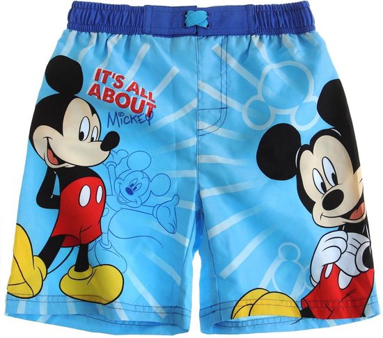 Besnoeiing Mijnenveld Definitie Disney Mickey Mouse - Zwembroek - Kinderen - Blauw - 110 | bol.com