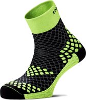 Enforma Running Pro Active Chaussettes de course chaussettes - Enforma de Chaussettes de sport - Zwart/ jaune - S (36-38)