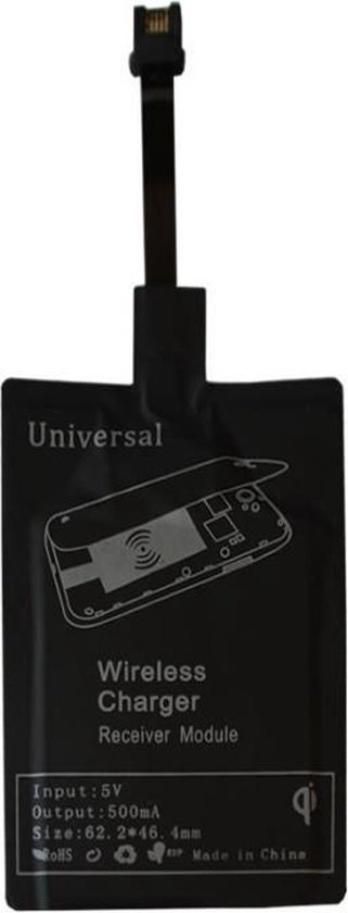 Blazen postkantoor Morse code Qi Ontvanger voor draadloos opladen van uw Motorola Moto G, Zwart, merk  i12Cover | bol.com