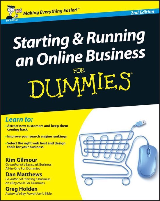 Starting and Running an Online Business for Dummies - cover