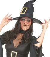 PARTYTIME - Latex heksen halfmaskers voor volwassenen