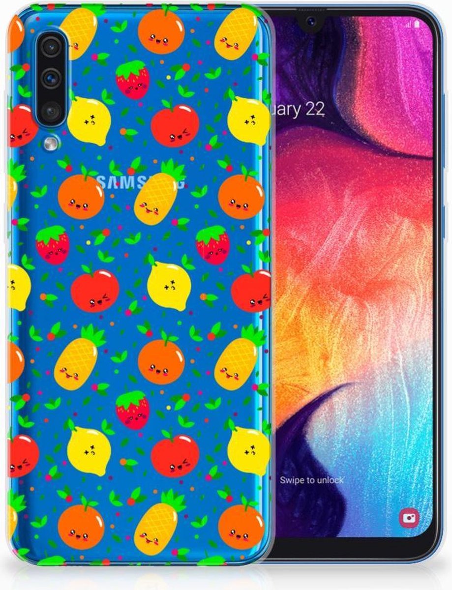 TPU Hoesje voor Samsung Galaxy A50 Siliconen Case Fruits
