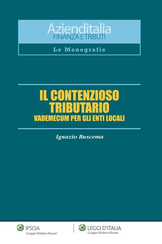 Il contenzioso tributario - cover