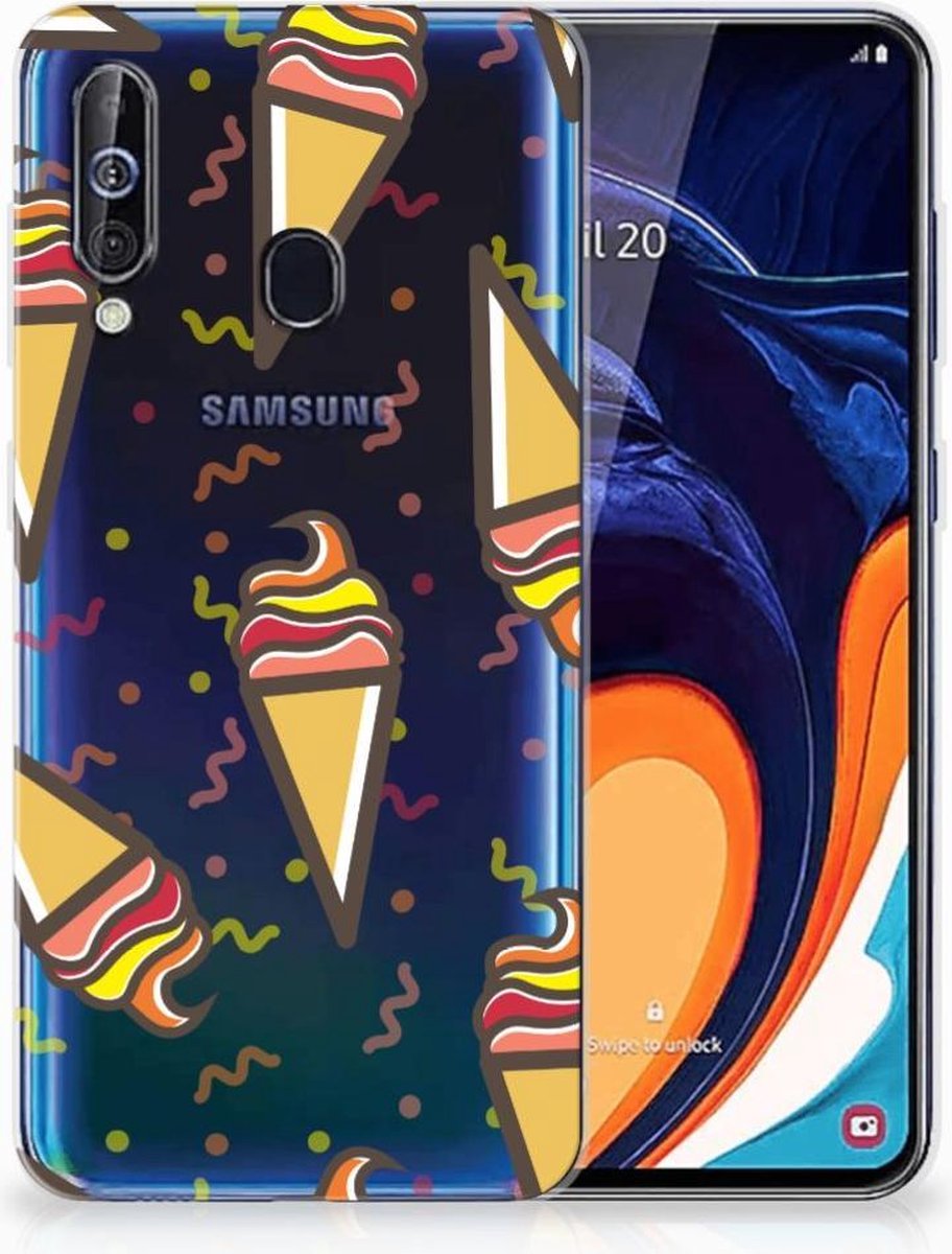 Samsung Galaxy A60 Siliconen Case Icecream