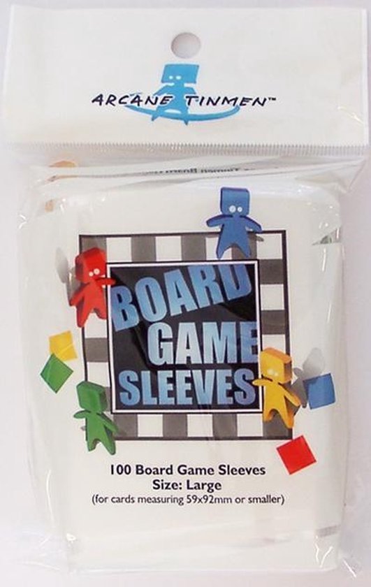 Afbeelding van het spel Board Game Sleeves: Large (59x92mm) - 100 stuks