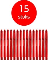 Dragon Darts - edgeglow - darts shafts - 5 sets (15 stuks) - medium  - rood  - dart shafts - shafts