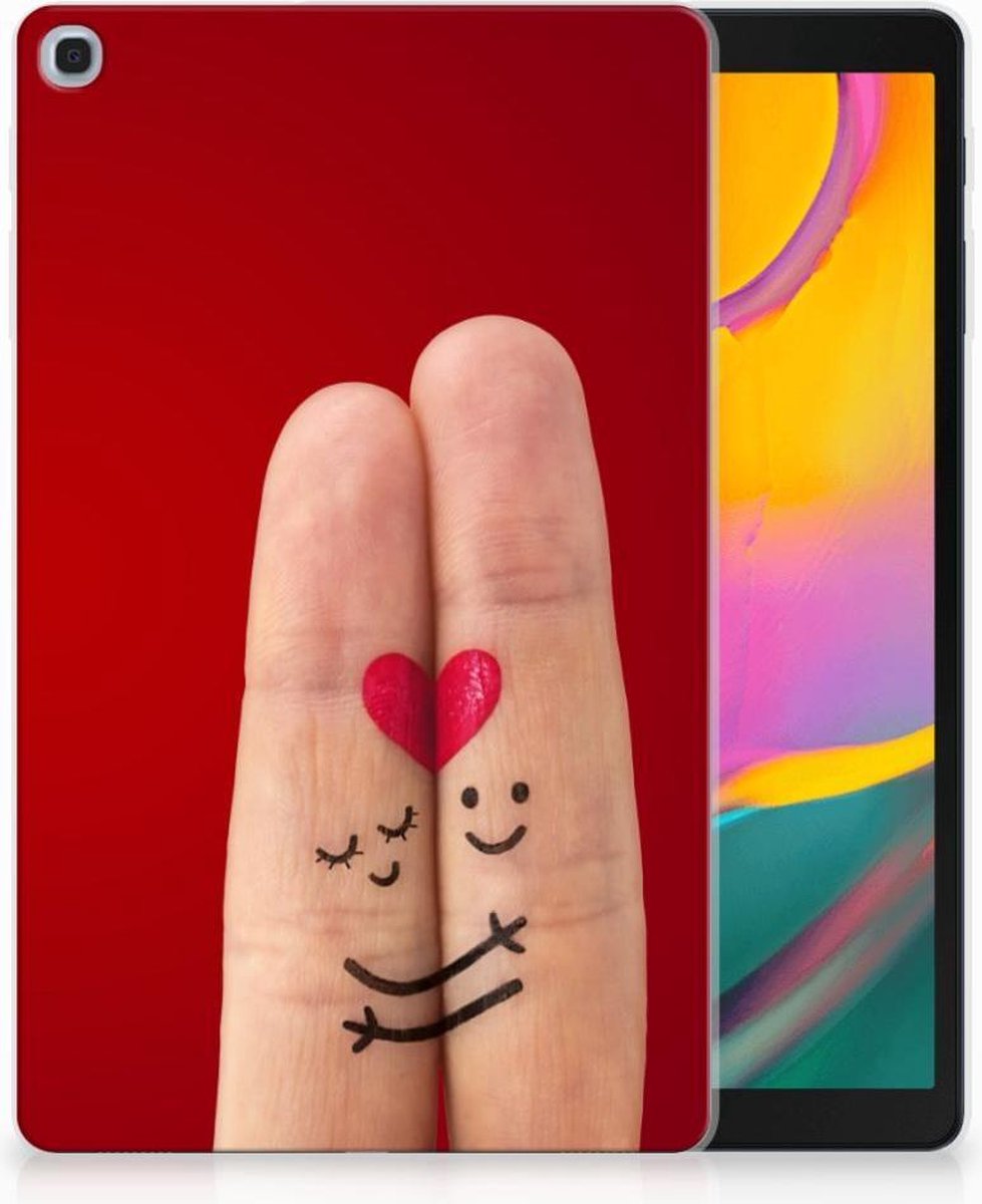 Samsung Galaxy Tab A 10.1 (2019) Leuke Siliconen Hoes Liefde - Origineel Romantisch Cadeau