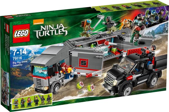 LEGO Ninja Turtles L'escapade dans la neige sur le gros gréement - 79116