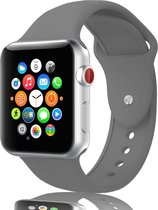 Eyzo Siliconen bandje - bandje geschikt voor Apple Watch Series 1, 2, 3, 4, 5, 6 & SE - 38 en 40 mm - Mat Paars - Large