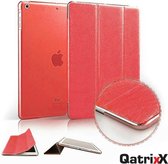 Luxe Smart Case Cover met Achterkant Back Cover Red  Rood voor Apple iPad Air 2