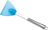 Paderno Spatel - Met Punten - Rvs/Siliconen - 27,5 cm - Blauw