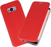 Rood Premium Folio Wallet Hoesje voor Samsung Galaxy S8 Plus