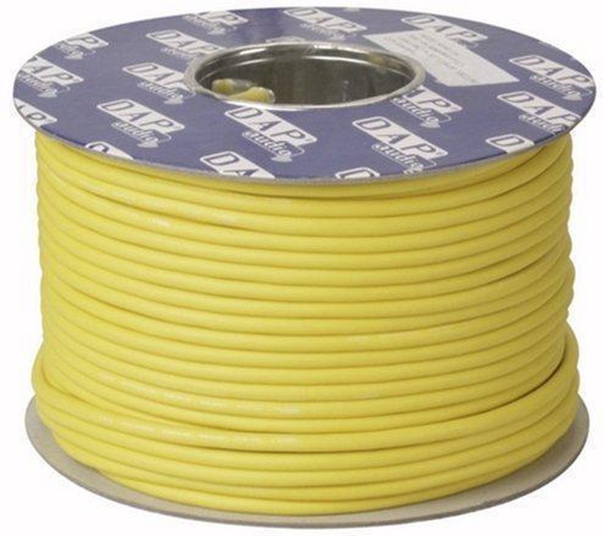 DAP Audio MC-226Y microfoon kabel geel, dubbele isolatie, 100 meter op rol
