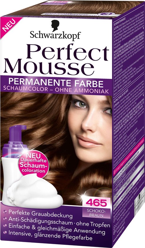 Perfect Mousse Haarkleuring Perfect Mousse 465 Chocolade | bol.com