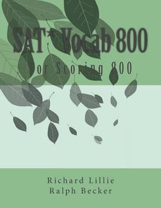 SAT Vocab 800 - cover