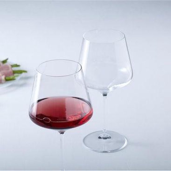 Leonardo Bourgogne rode wijnglas Puccini set van 6 | bol.com