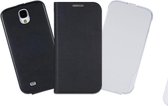 Anymode Diary Case PU Leather voor Samsung Galaxy S4 - Zwart