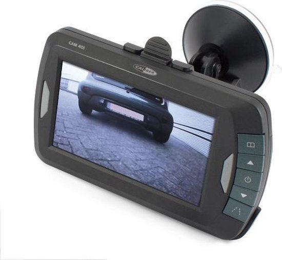 Caliber CAM401 -  Achteruitrijcamera draadloos met 4,3 inch monitor - Zwart