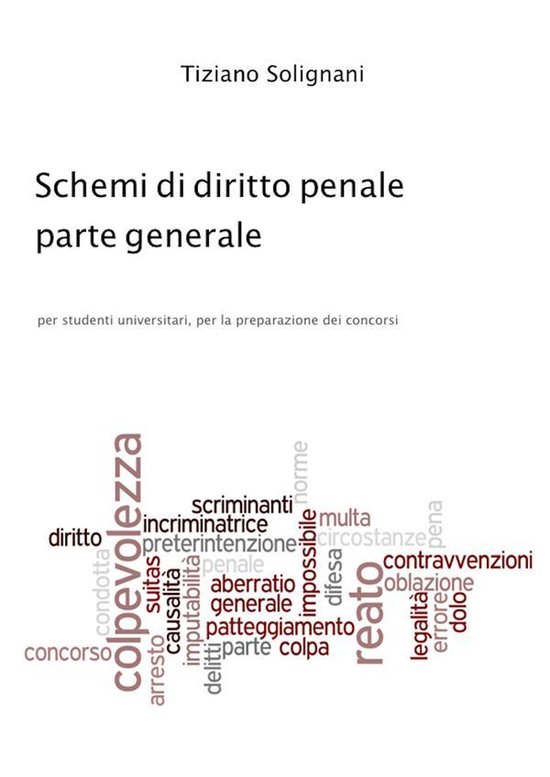 Schemi di diritto penale - parte generale - cover