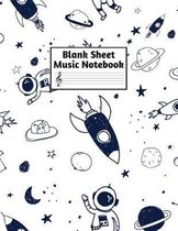 Blank Sheet Music Notebook