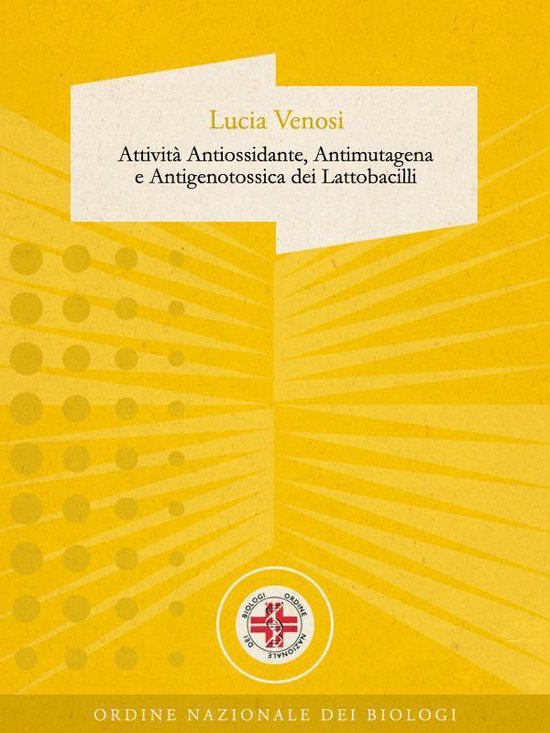 Attività Antiossidante, Antimutagena e Antigenotossica dei  ... - cover