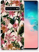 Smartphone Hoesje Geschikt voor Samsung S10 Flowers