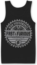The Fast And The Furious Tanktop -2XL- Genuine Brand Zwart