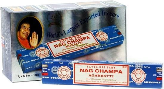 Nodig hebben Fahrenheit Egoïsme Wierook Satya Nag Champa - Agarbatti klassiek staafjes (12x15gram) | bol.com