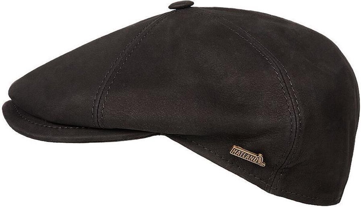 Minco - Leren pet - Zwart