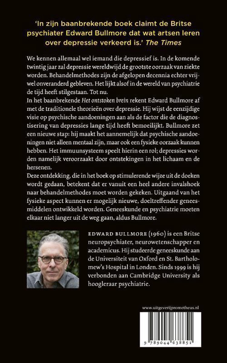 Het ontstoken brein - back cover