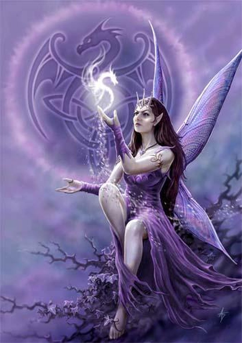 Anne Stokes Wenskaart Draco Faerie
