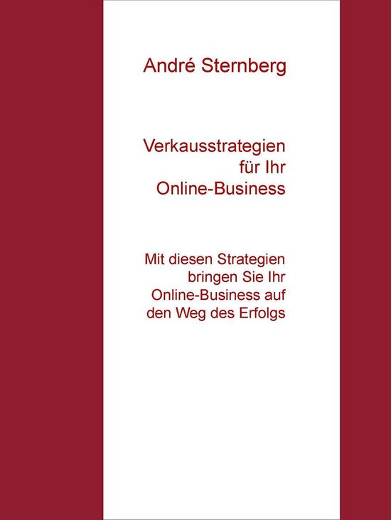 Verkausstrategien für Ihr Online-Business - cover