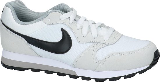 Nike - Md Runner 2 - Sneaker runner - Dames - Maat 43 - Wit - 100  -White/Black/Wolf Grey | bol.com