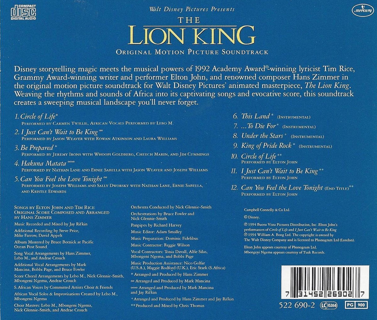 the lion king 2 full soundtrack