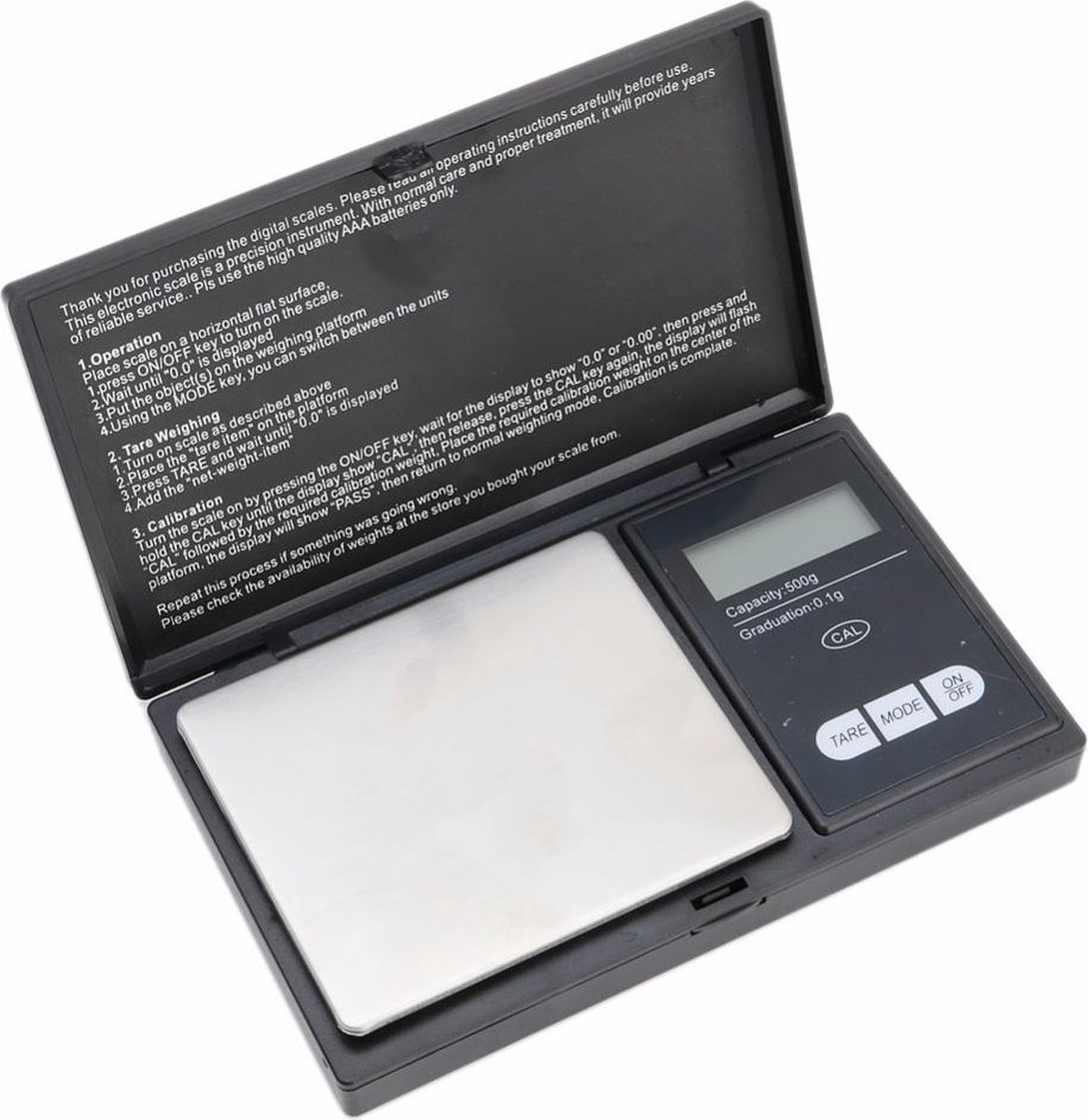 Precisie mini weegschaal - Pocket weegschaal - zakweegschaal -  keukenweegschaal - 200... | bol.com