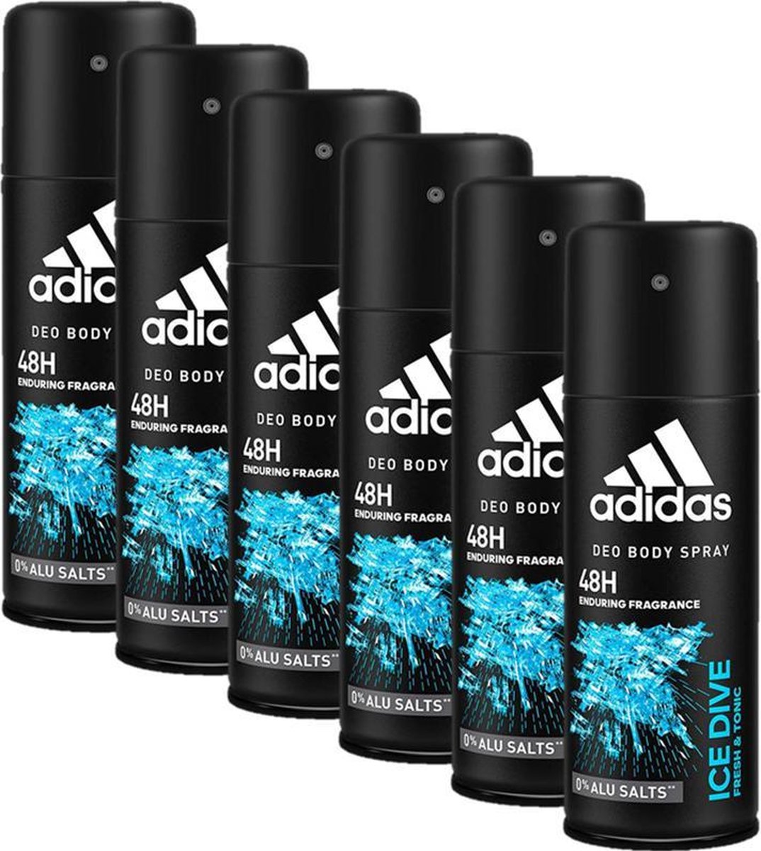 Adidas Deodorant spray 6 x 150 | bol.com