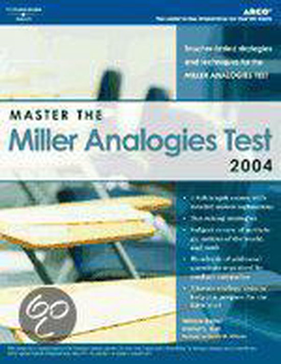 Master the Miller Analogies Test 2004, William Bader 9780768912067 Boeken