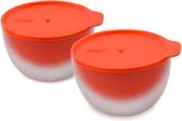 Joseph Joseph M-Cuisine Cool-Touch Schaal - Voor Magnetron - 2 Stuks - Oranje