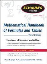 Schaum'S Outline Of Mathematical Handbook Of Formulas And Ta