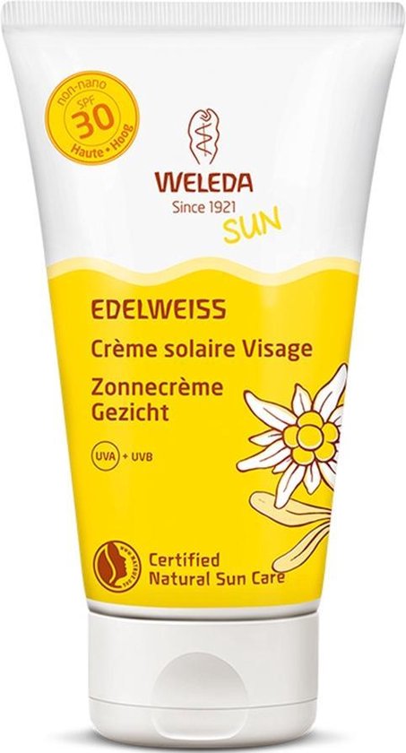 Weleda Edelweiss Zonnecrème spf30 - 50 ml - Biologisch