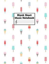 Blank Sheet Music Notebook