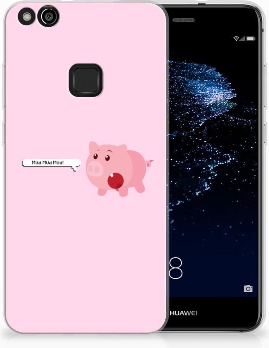 Huawei P10 Lite Telefoonhoesje met Naam Pig Mud
