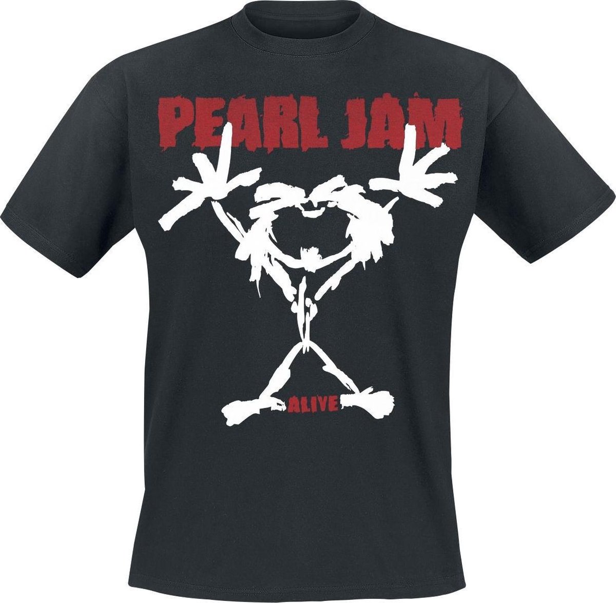 Pearl jam Stickman logo Alive T-shirt S | bol.com