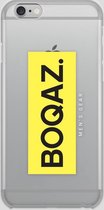 BOQAZ. iPhone 6/6s hoesje - Labelized Collection - Yellow print BOQAZ