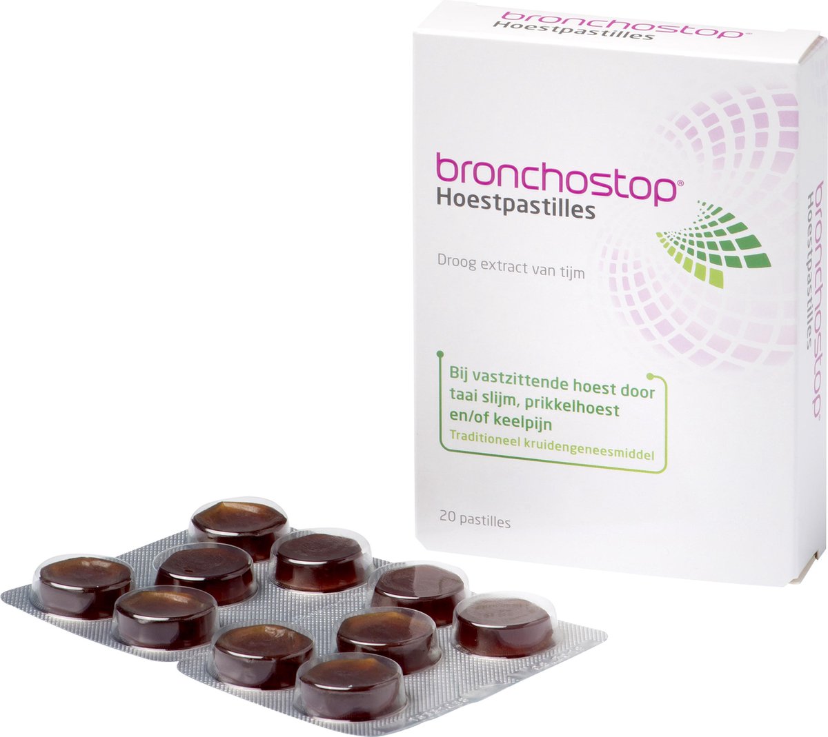 Goedkoopste Bronchostop Hoestpastilles - 1 x 20 pastilles
