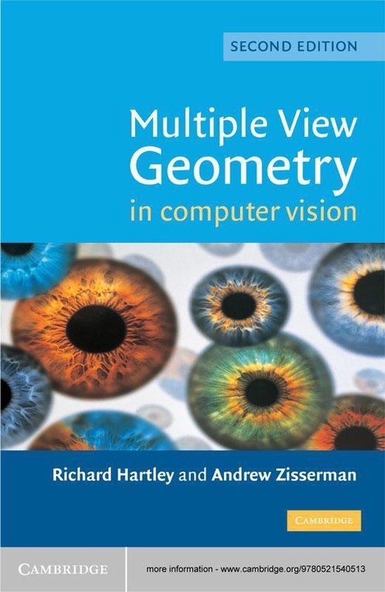 Multiple View Geometry in Computer Vision - cover