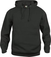 Clique Basic hoody Zwart maat 4XL