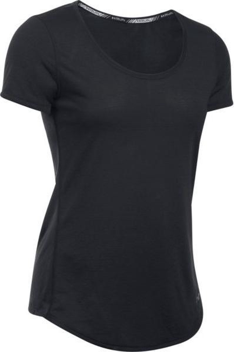 essence Gedwongen geïrriteerd raken Under Armour Threadborne Streaker SS Sportshirt Dames - Zwart - Maat XS |  bol.com