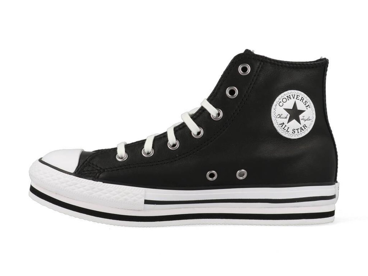 Converse Chuck Taylor Platform meisjes sneaker - Zwart - Maat 30 | bol.com